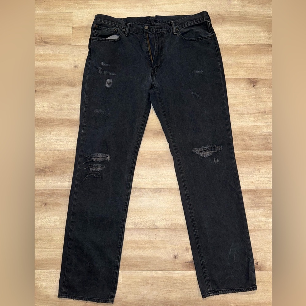 Levi's Men's Dark Distressed Jeans